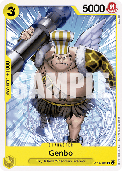 Genbo OP06-105 Wings of the Captain One Piece Karte