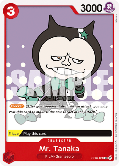 Mr. Tanaka OP07-008 500 Years in the Future One Piece Karte