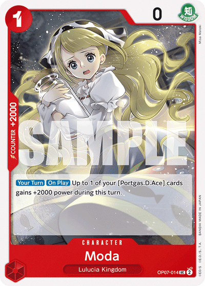 Moda OP07-014 500 Years in the Future One Piece Karte