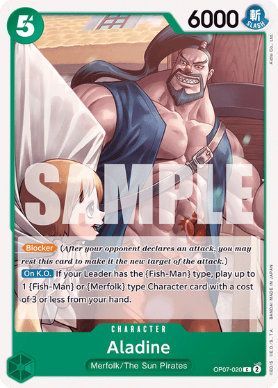 Aladine OP07-020 500 Years in the Future One Piece Karte