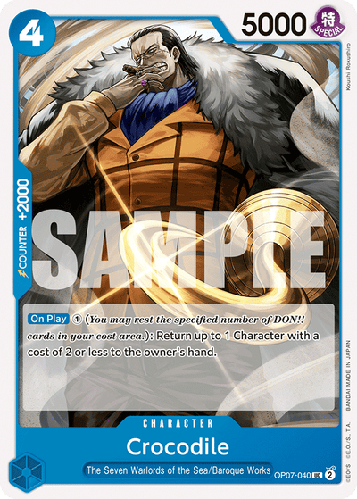 Crocodile OP07-040 500 Years in the Future One Piece Karte