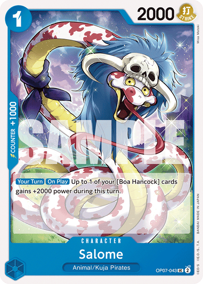 Salome OP07-043 500 Years in the Future One Piece Karte