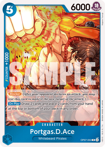 Portgas.D.Ace OP07-053 500 Years in the Future One Piece Karte