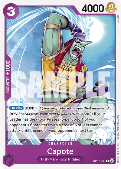 Capote OP07-063 500 Years in the Future One Piece Karte