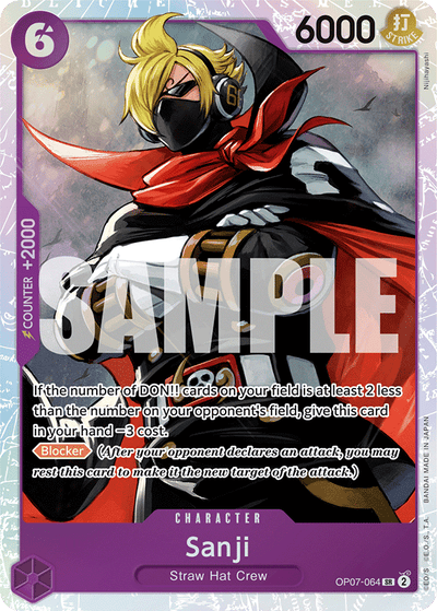 Sanji OP07-064 500 Years in the Future One Piece Karte