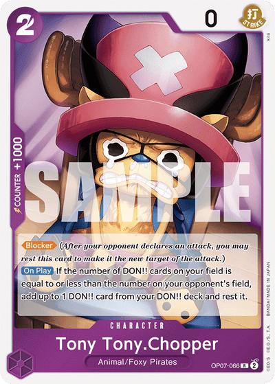 Tony Tony.Chopper OP07-066 500 Years in the Future One Piece Karte