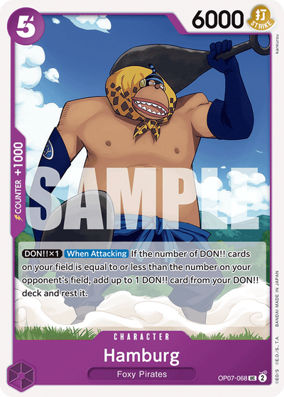 Hamburg OP07-068 500 Years in the Future One Piece Karte