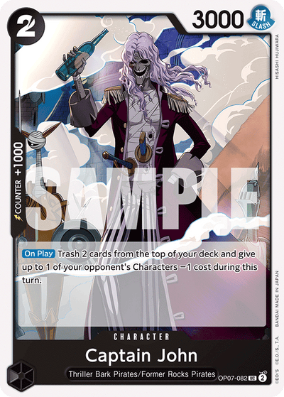Captain John OP07-082 500 Years in the Future One Piece Karte
