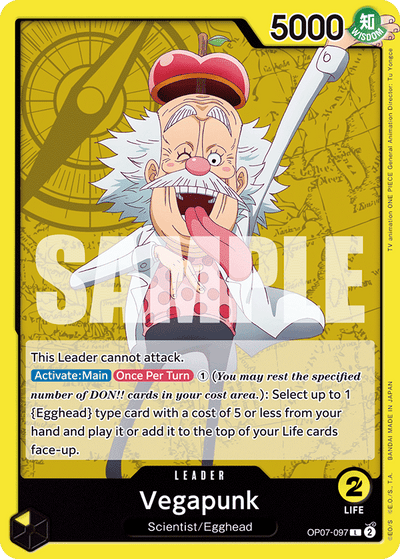 Vegapunk OP07-097 500 Years in the Future One Piece Karte