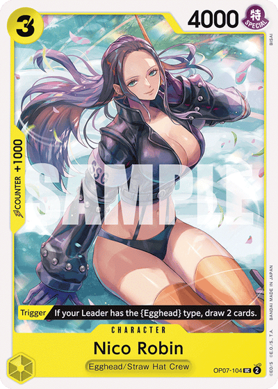 Nico Robin OP07-104 500 Years in the Future One Piece Karte