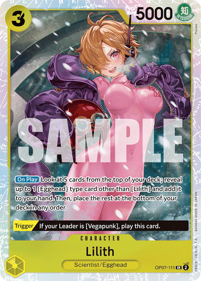 Lilith OP07-111 500 Years in the Future One Piece Karte