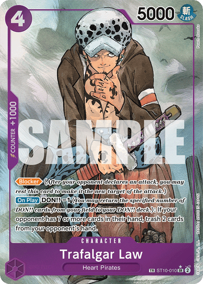 Trafalgar Law ST10-010 (Parallel 2) 500 Years in the Future One Piece Karte