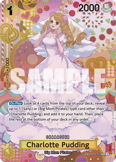 Charlotte Pudding OP03-112 (Parallel 4) Two Legends One Piece Karte