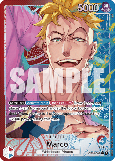Marco OP08-002 (Parallel 1) Two Legends One Piece Karte
