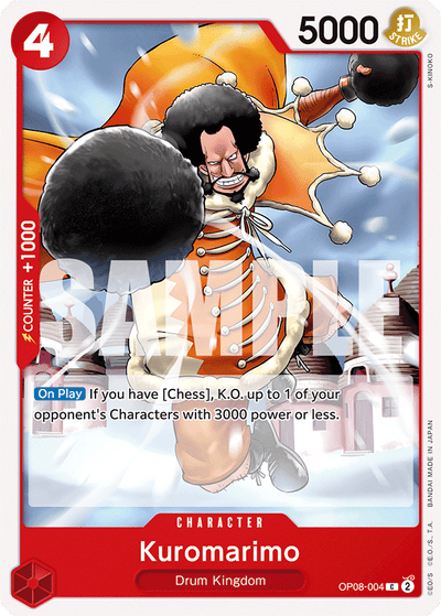 Kuromarimo OP08-004 Two Legends One Piece Karte