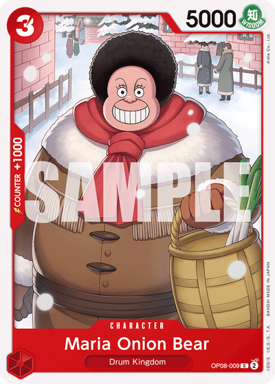 Maria Onion Bear OP08-009 Two Legends One Piece Karte