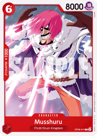 Musshuru OP08-011 Two Legends One Piece Karte