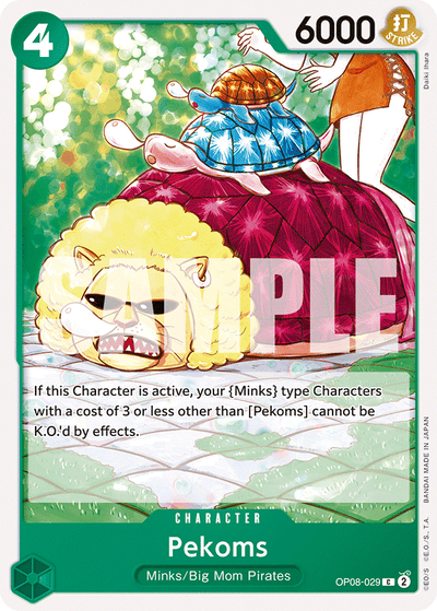 Pekoms OP08-029 Two Legends One Piece Karte