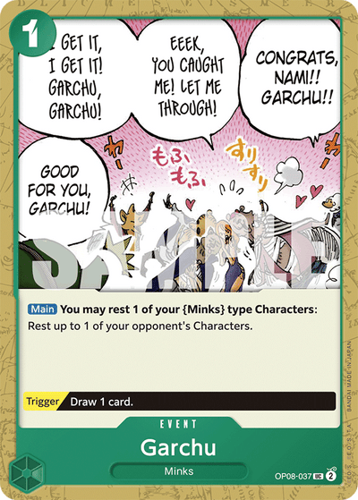 Garchu OP08-037 Two Legends One Piece Karte