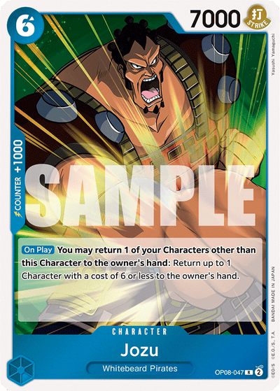 Jozu OP08-047 Two Legends One Piece Karte