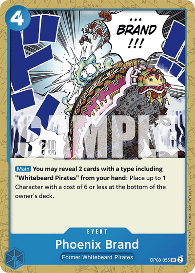 Phoenix Brand OP08-055 Two Legends One Piece Karte