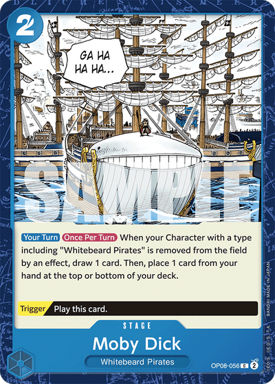 Moby Dick OP08-056 Two Legends One Piece Karte