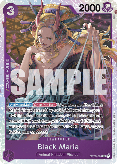 Black Maria OP08-074 Two Legends One Piece Karte