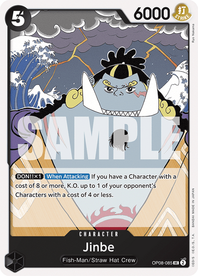 Jinbe OP08-085 Two Legends One Piece Karte