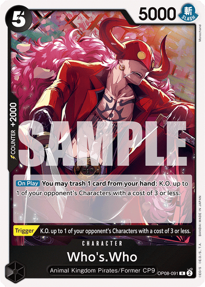 Who's.Who OP08-091 Two Legends One Piece Karte