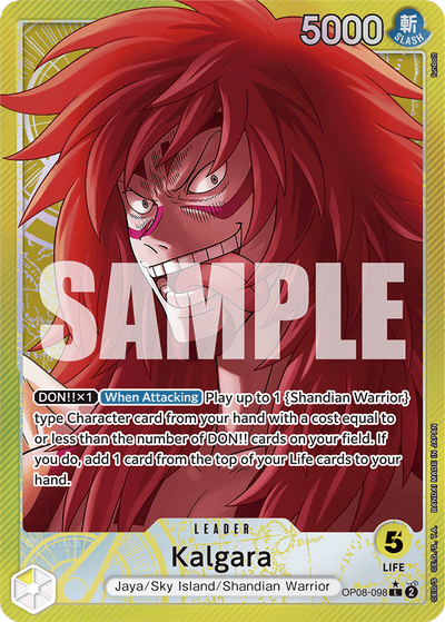 Kalgara OP08-098 (Parallel 1) Two Legends One Piece Karte