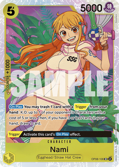 Nami OP08-106 Two Legends One Piece Karte