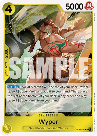 Wyper OP08-110 Two Legends One Piece Karte