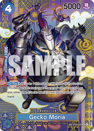 Gecko Moria ST03-004 (Parallel 1) Two Legends One Piece Karte
