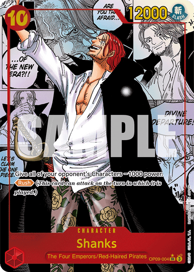 Shanks OP09-004 (Parallel 2) Emperors in the New World One Piece Karte
