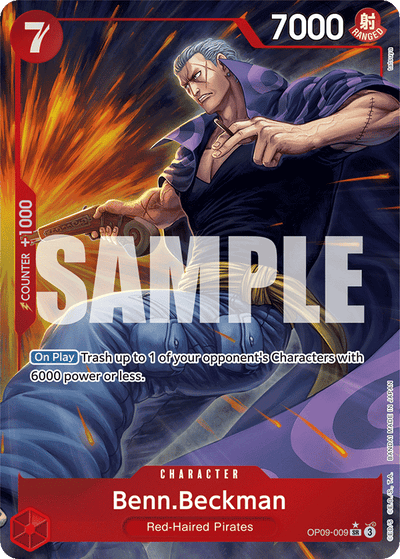 Benn.Beckman OP09-009 (Parallel 1) Emperors in the New World One Piece Karte