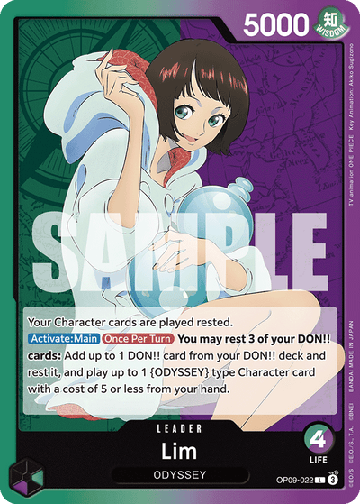 Lim OP09-022 Emperors in the New World One Piece Karte