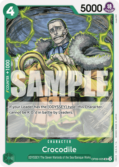 Crocodile OP09-025 Emperors in the New World One Piece Karte