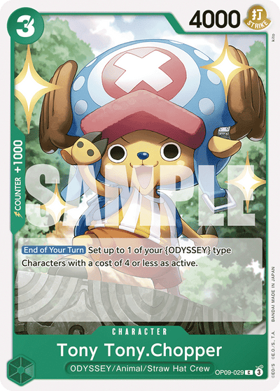 Tony Tony.Chopper OP09-029 Emperors in the New World One Piece Karte