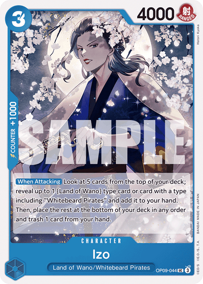 Izo OP09-044 Emperors in the New World One Piece Karte