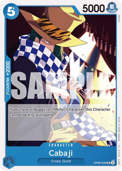Cabaji OP09-045 Emperors in the New World One Piece Karte