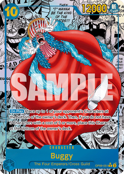 Buggy OP09-051 (Parallel 2) Emperors in the New World One Piece Karte