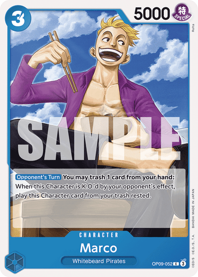 Marco OP09-052 Emperors in the New World One Piece Karte