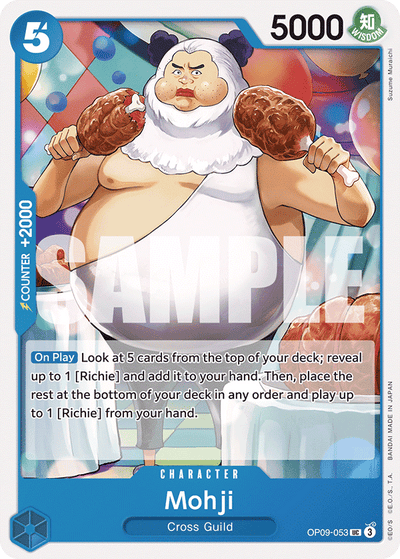Mohji OP09-053 Emperors in the New World One Piece Karte