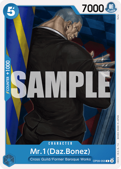 Mr.1(Daz.Bonez) OP09-055 Emperors in the New World One Piece Karte