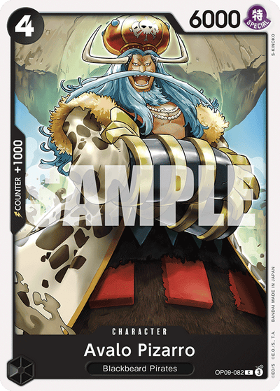 Avalo Pizarro OP09-082 Emperors in the New World One Piece Karte