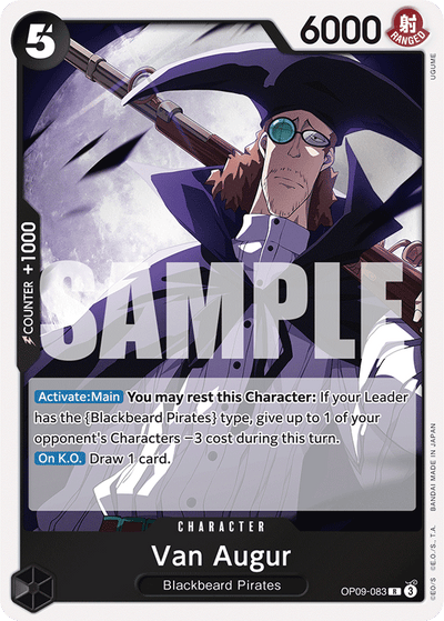 Van Augur OP09-083 Emperors in the New World One Piece Karte