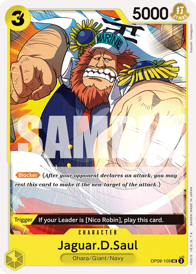Jaguar.D.Saul OP09-109 Emperors in the New World One Piece Karte