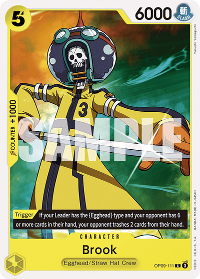 Brook OP09-111 Emperors in the New World One Piece Karte