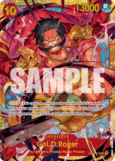 Gol.D.Roger OP09-118 Emperors in the New World One Piece Karte