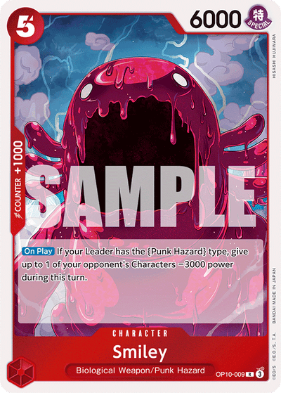 Smiley OP10-009 Royal Blood One Piece Karte